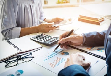 a team providing accounting services
