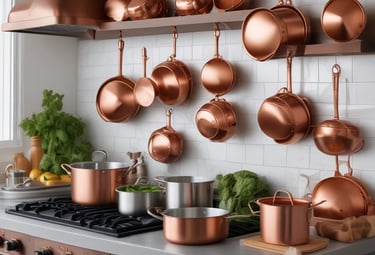 A stylish outdoor dining setup with a table set for a gourmet meal.