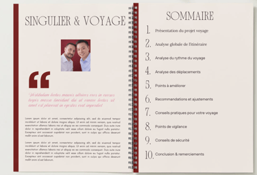 Carnet d'audit itinéraire en Asie