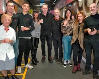 Empleados de la carnicería Tomas y Luci.