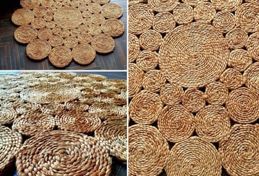 Jute rugs braided