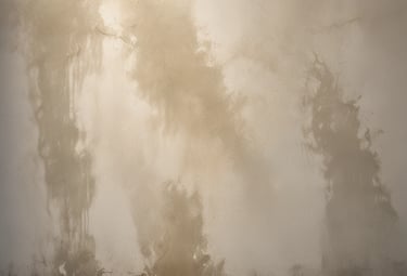 Close-up of a technician applying damp proofing treatment on a wall corner.