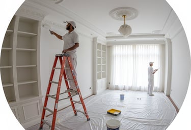 painter working