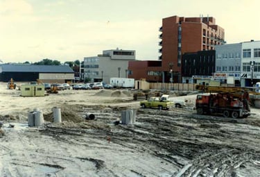 Construction of Eaton Market Square