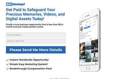 Gotbackup business opportunity
