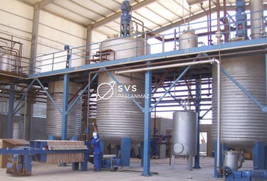 Su bazlı boya üretim tesisi