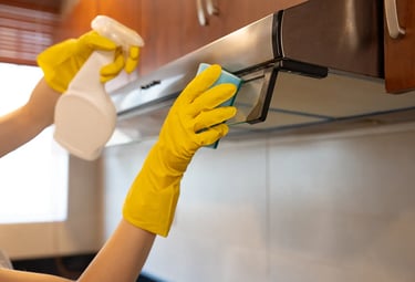 Detailed deep cleaning service focused on kitchens, bathrooms, and high-touch areas