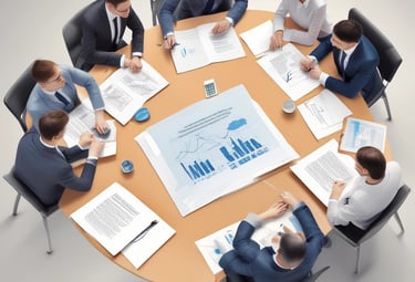 A construction site with workers and equipment in action.