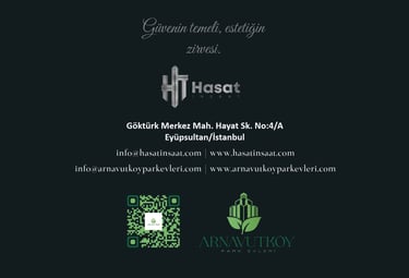 Hasat İnşaat iletişim - Arnavutköy Park Evleri daire satın al