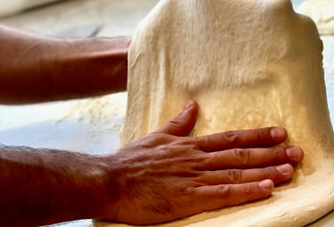 Pizza catering action