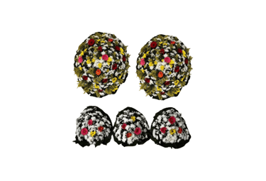 Imagem mostra coroa de flores da Velar em São Paulo