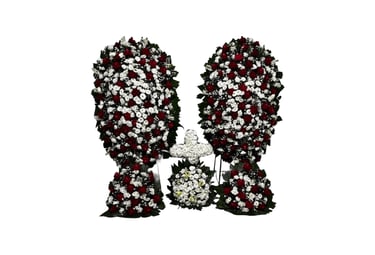 Imagem mostra coroa de flores da Velar em São Paulo