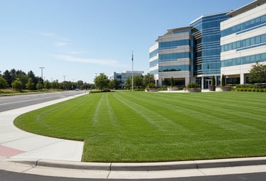 Commercial Lawn Mowed