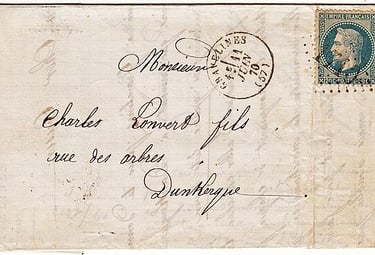 Losange Gros Chiffres 1710 et type 16.