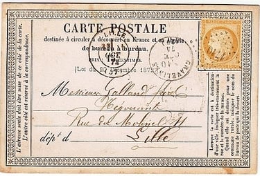 Losange Petits Chiffres des Gros Chiffres 1710 et type 16.