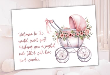 Printable greeting cards for various occasions