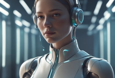 A digital rendering of an electronic circuit board, with a central black chip featuring the text 'CHAT GPT' and 'Open AI' in gradient colors. The background consists of a pattern of interconnected triangular plates, illuminated with a blue and purple glow, adding a futuristic feel.