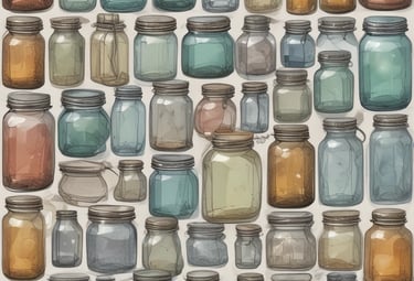 Two large industrial silos with metal structures and conveyor belts against a clear sky. The machinery and support beams suggest an agricultural or industrial setting.