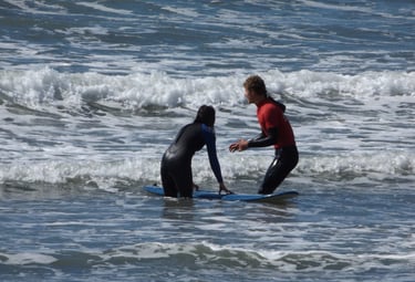 Private surf lessons page