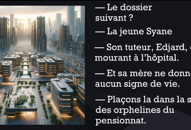 Article 3, dialogue entre Syane et son oncle Edjard.