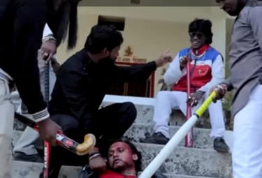 Baiha Diwana cg movie me Sattu Bareth ka main vilain ka kirdar
