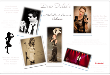 Spectacle de Variétés Cabaret Music-Hall avec le Duo Pacific charme humour émotion au programme