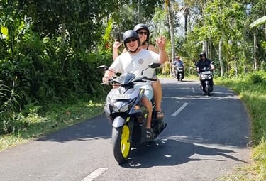 Bali scooter ride