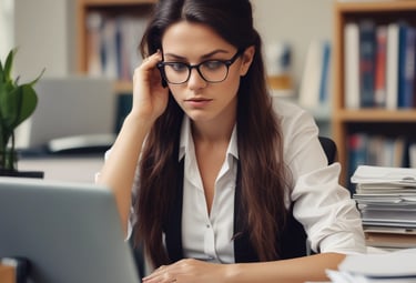 A close-up view of a bookshelf showing a psychology section label with books stored horizontally. One prominent book with a colorful spine that transitions from blue to red is partially visible.