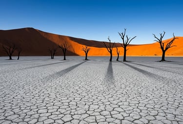 Deadvlei, Namibia — el amanecer del solsticio de junio
