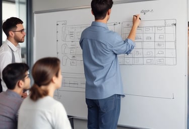 a man riding a skateboard down the side of a ramp