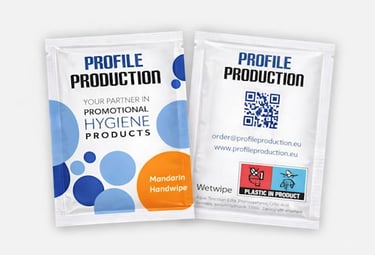 Promotional Wet Wipes Small Sachets – Pocket-Size Custom Printed Wipes