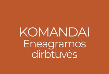 Eneagramos dirbtuvės komandai