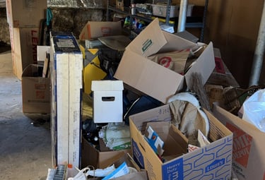 Heavy item removal during junk removal job in Suffield CT