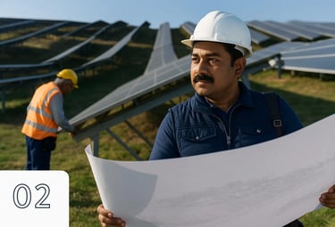 “Industrial solar power project by Shyam Solar Energy”