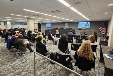 Nick Reese providing advisory services to room of experts