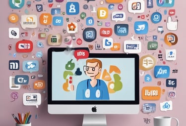 A creative workspace with sketches and color palettes for a new brand.