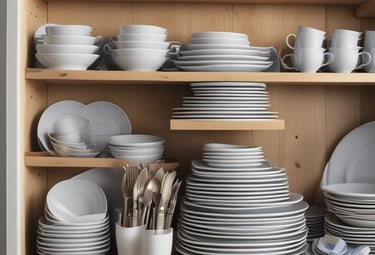 red and white roses on white ceramic plate on table