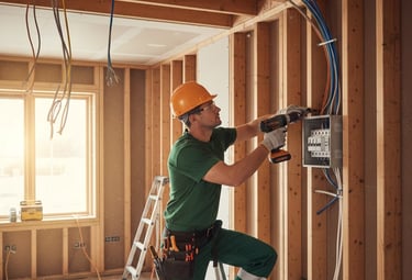 Electrician in Birmingham house rewiring