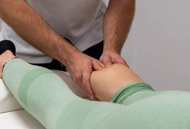 técnica masaje de gemelos