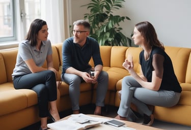 A speaker engaging an attentive audience at a conference.