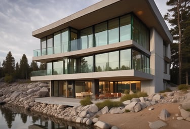 Close-up of a painter carefully applying vibrant paint on a textured outdoor wall during renovation.