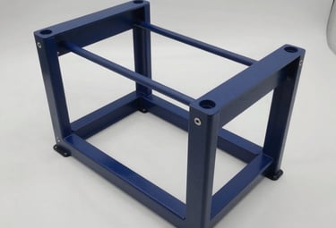 Modern metal window frame installed in an industrial-style building.