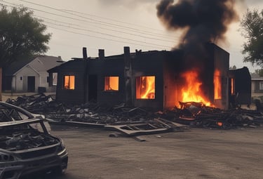 Flooded home interior showing water damage after heavy rains.