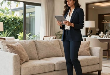 A professional concierge team coordinating cleaning and maintenance services.