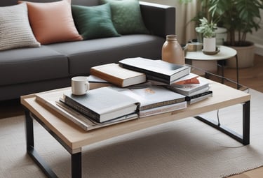 Close-up of a beautifully bound heirloom book resting on a vintage wooden shelf.