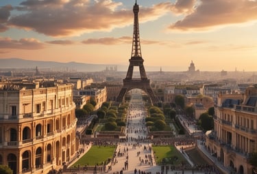 Colorful world map highlighting popular travel destinations.