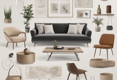 Soft white bedroom featuring minimalist furniture and gentle natural textures.