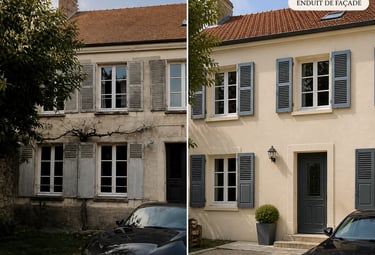 Avant / après ravalement de façade : résultat spectaculaire