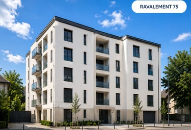 Ravalement de façade moderne à Paris 75 | SAN BAT