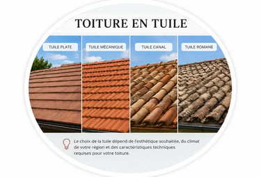 Comparer les différents types de tuiles de toiture